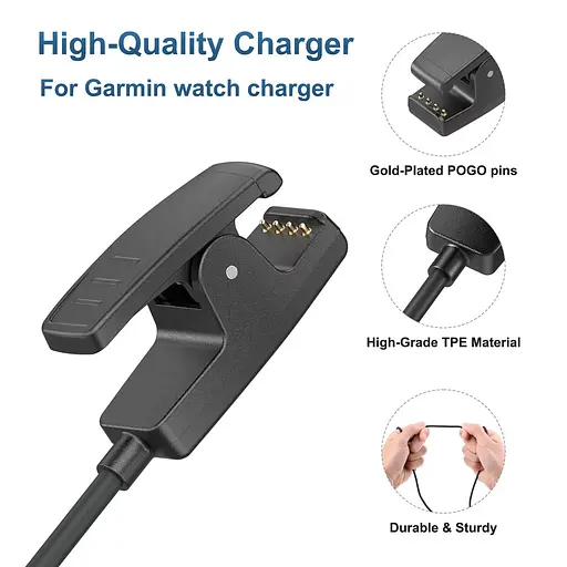 Зарядное устройство для смарт-часов Garmin Forerunner 35,230,235,630,735XT,645 - фото 4