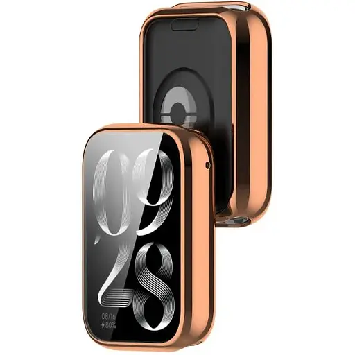 Чехол-накладка DK Silicone Face Case для Xiaomi Mi Band 8 Pro (rose gold) - фото 2