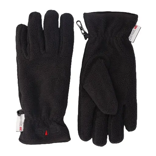 Рукавиці CMP Man Fleece Gloves Thinsulate Black XS (1097-6521105-U901 XS) - фото 4