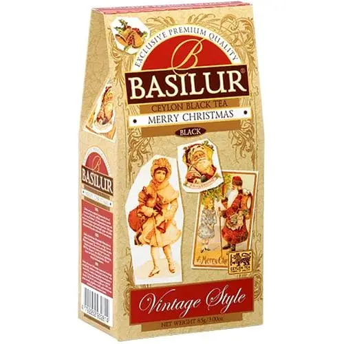Чай чорний Basilur Вiнтаж Щасливе різдво 85г картон - фото 1