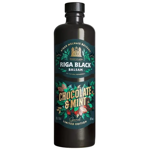 Бальзам Riga Black Balsam Шоколад и Мята 30% 0.5 л - фото 1