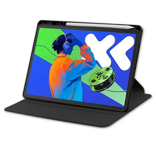Чохол Lenovo Idea Tab Pro 12.7 2025 TPUCristal Pen holder 360 Чорний - фото 6
