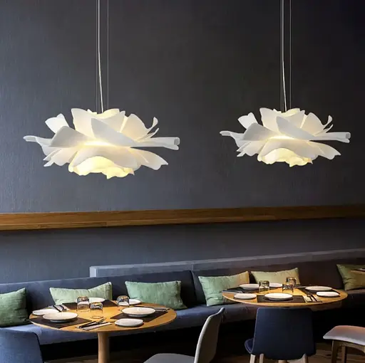 Подвесная люстра Flower в скандинавском стиле Line.F Диаметр 50см - фото 5