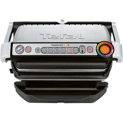 Гриль Tefal OptiGrill + GC712D34 2000 Вт 6 автоматичних програм сріблясто-чорний - фото 2