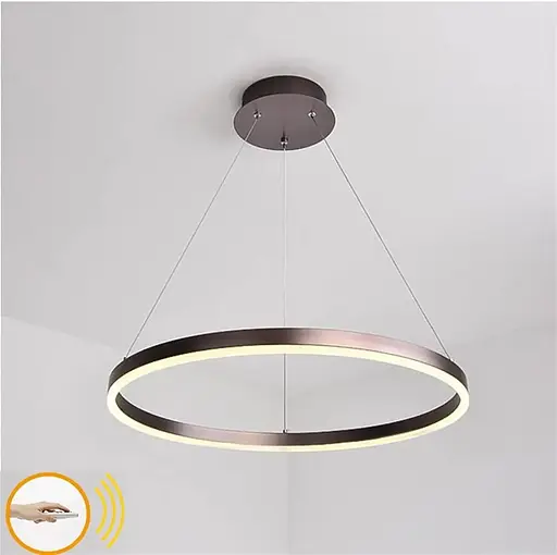 Світлодіодна люстра Олімпія PJ812 Coffee 60см