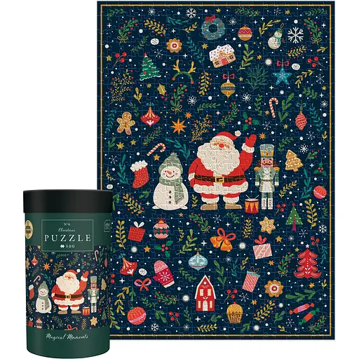 Пазлы трехслойные Interdruk Christmas Magical Moment в картонной тубе 500 шт. (376237) - фото 2