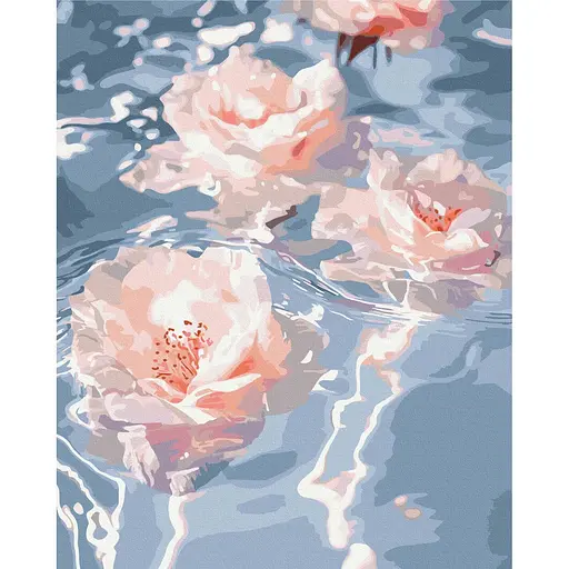 Картина за номерами Brushme Квіти у воді