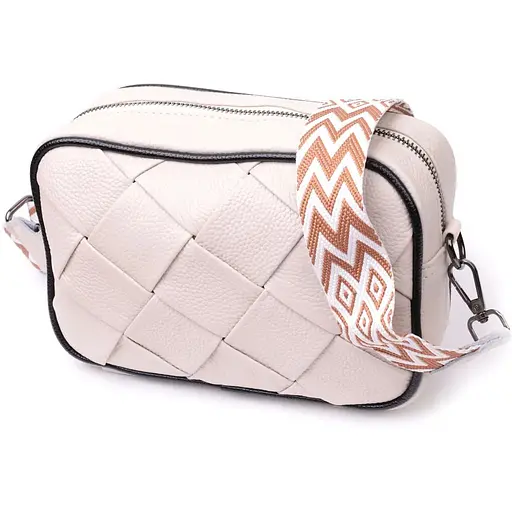 Женская сумка Vintage с переплетами из натуральной кожи 22х14х7.5 см sum0029008 - фото 1