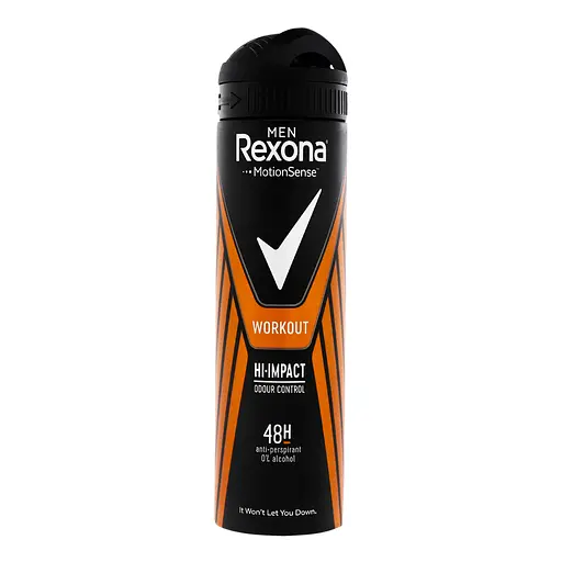 Антиперспірант Rexona Men Аерозоль Workout, 150 мл - фото 2