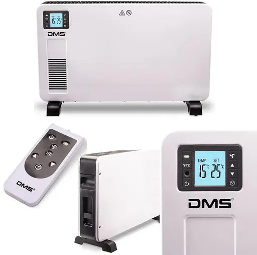 Електричний нагрівач конвектор із пультом і дисплеєм DMS EHK-2300 - фото 1