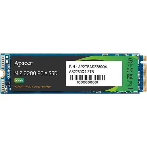SSD накопичувач Apacer AS2280Q4 2TB (AP2TBAS2280Q4-1) [142515] - фото 2