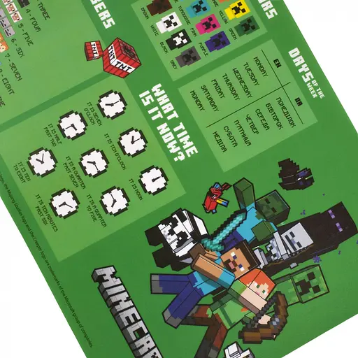 Підкладка пластикова для столу Yes Minecraft Heroes  англ. (492361) - фото 2