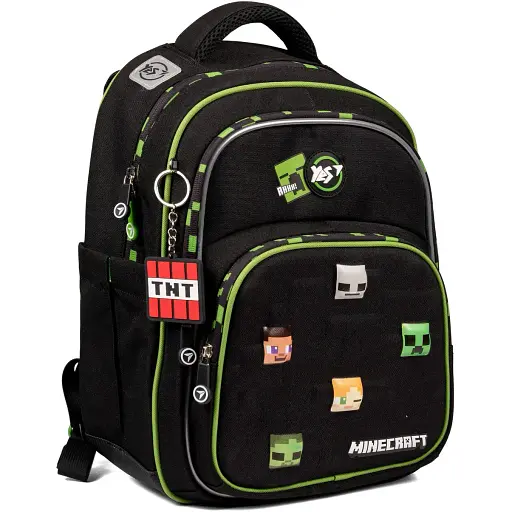 Рюкзак шкільний напівкаркасний Yes Minecraft S-91