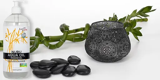 Масажне масло Love Stim Nuru Aqua Oil, 1000 ml - фото 3