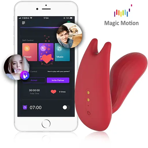 Смартвибратор Magic Motion Umi Red - фото 8