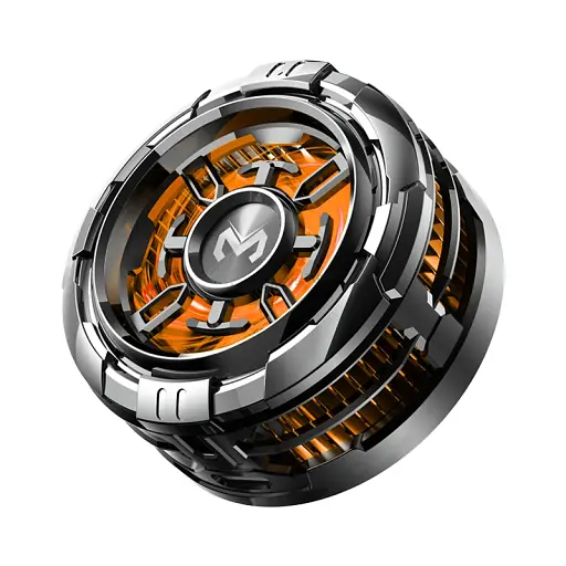 Кулер активне охолодження для телефону / планшета Memo CX08 Standard c магнітним і механічним кріпленням Orange (18513) - фото 2