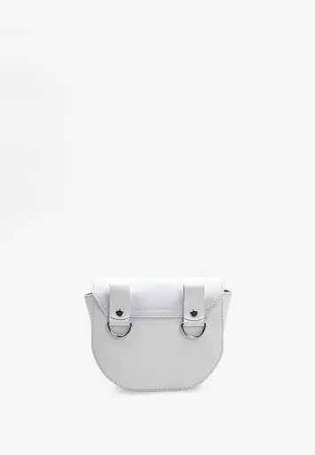 Жіноча шкіряна сумка Ruby S біла краст - фото 3