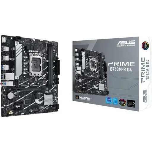 Материнская плата Asus Prime B760M-R D4 Socket 1700