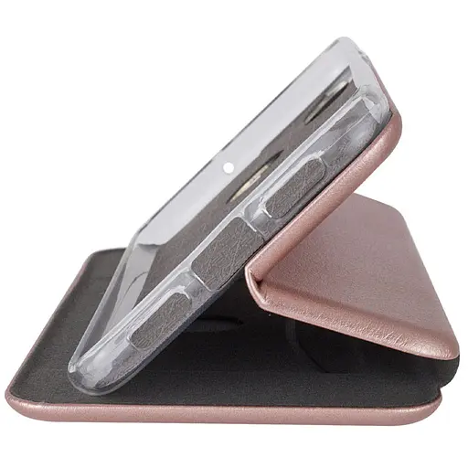 Шкіряний чохол-книжка Classy для Xiaomi Redmi Note 9s / Note 9 Pro / Note 9 Pro Max Rose Gold - фото 4