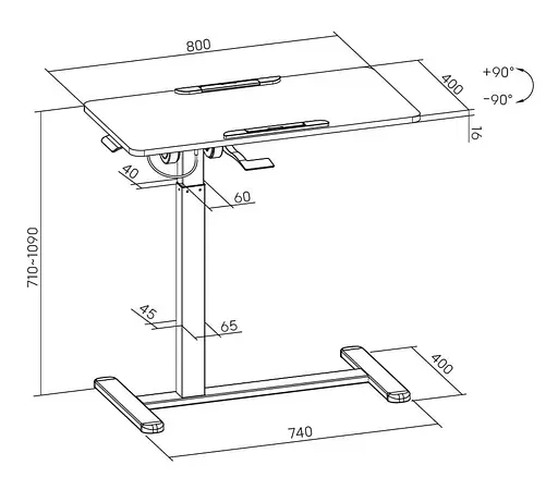 Геймерский стол OfficePro ODM405B (ODM405B) - фото 2