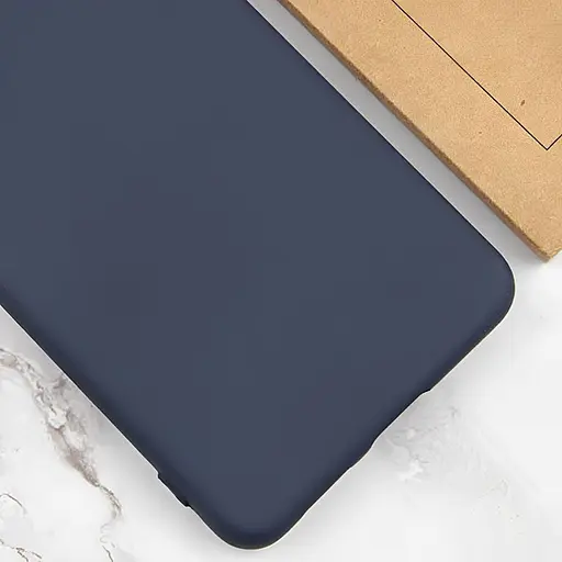 Чохол Lakshmi Silicone Cover Full Camera (AA) для Xiaomi Poco X6 / Note 13 Pro 5G Синій / Midnight Blue - фото 4