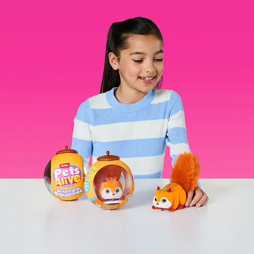 Интерактивная игрушка Pets Alive S1 – Белочка оранжевая (9565A) - фото 5