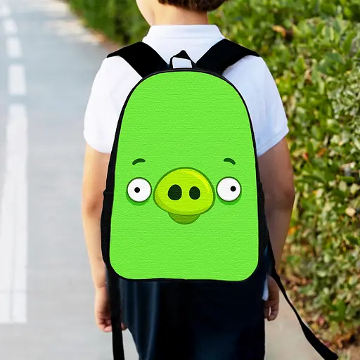 Рюкзак детский Энгри Бердс 34х27см, городской ранец для мальчика с принтом (00446)