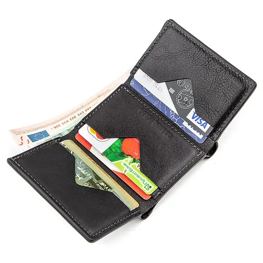 Кожаный портмоне Grande Pelle 7х10х1.5 см acs0014746 - фото 3