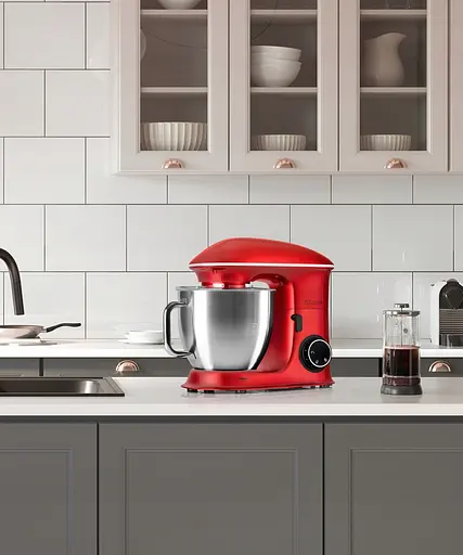 Тестомес миксер планетарный Zeegma PLANEET CHEF RED 2200 Вт - фото 9