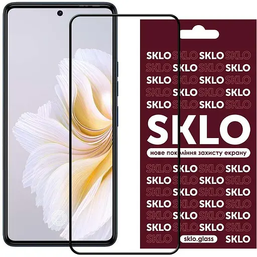 Захисне скло SKLO 3D для Tecno Camon 20 Pro CK7n Чорний