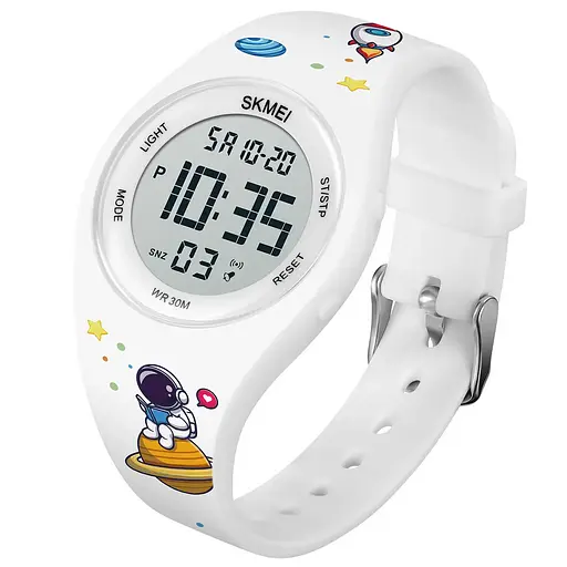 Часы детские наручные Skmei 1865 kids астронавт (Белый) - фото 2