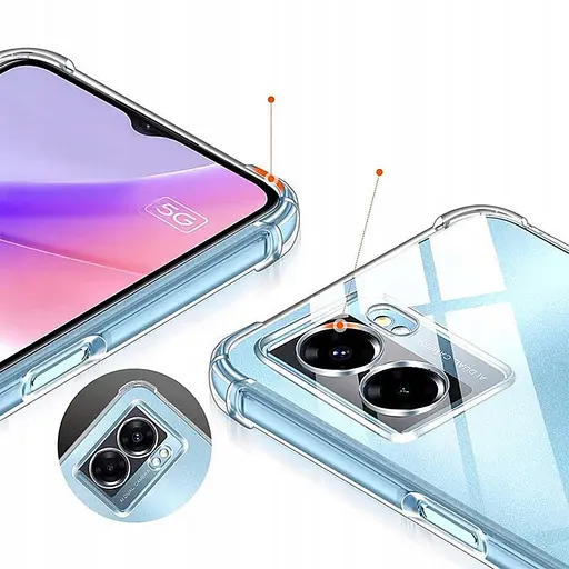 TPU чехол Getman Ease logo усиленные углы Full Camera для Oppo A57s/A57 4G/A77s Бесцветный (прозрачный) - фото 3