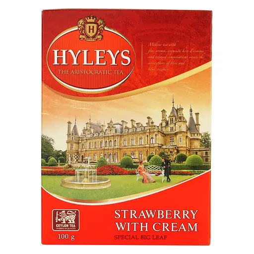 Чай Hyleys Strawberry with cream 100 г - фото 2