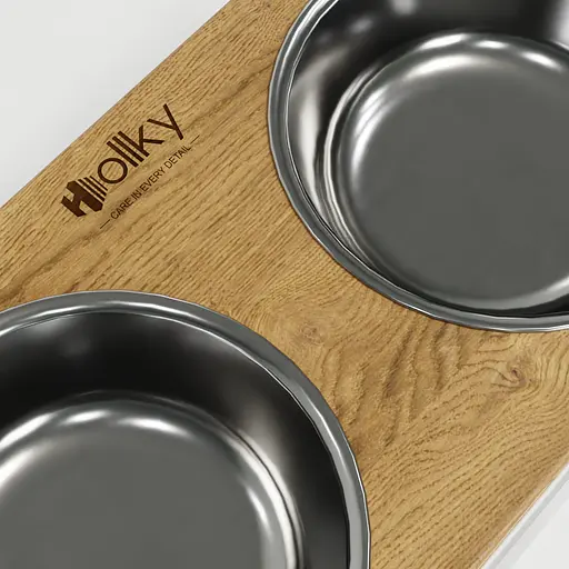 Hollky Base XXL40 — миски на подставке для очень больших собак (2 × 2,8 л) - фото 8