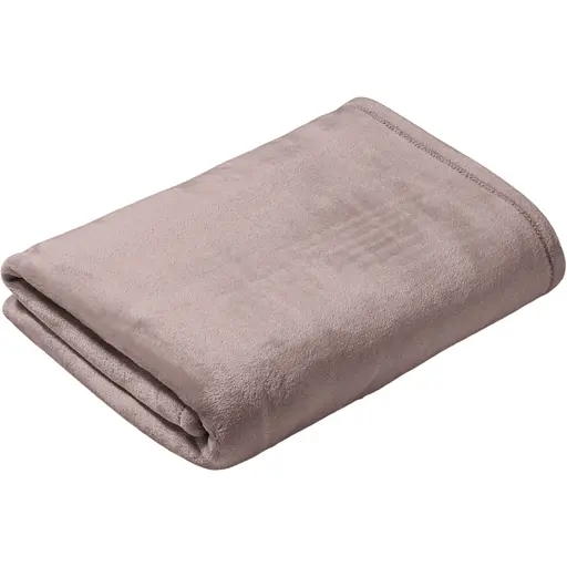 Плед LeLit велсофт гладкокрашеный 200х220 см бежево-серый PL-0006 (le2000000340401)