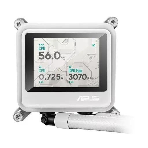 СВО ASUS Max Gaming LC 360 ARGB LCD White (90RC01G2-B0EAY0) - фото 4