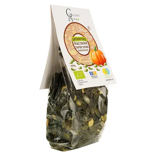 Органические семена Galeks-Agro тыквенные голозерные 200 г - фото 2