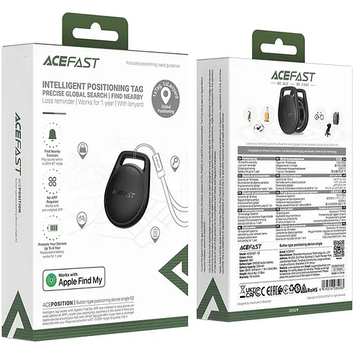 Трекер AceFast S2 button type positioning device single - фото 6