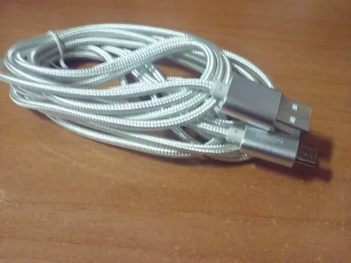 Кабель microUSB з довгим конектором Nomi 2 м - фото 6