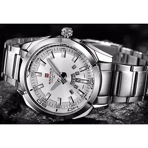 Часы мужские наручные Naviforce Rocket (Серебристый) - фото 9