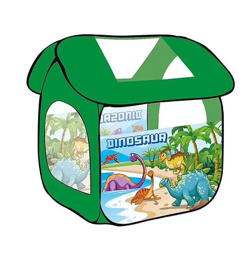 Дитячий намет-будиночок "Динозаври" Metr + 8009KL 114х102х112 см - фото 1