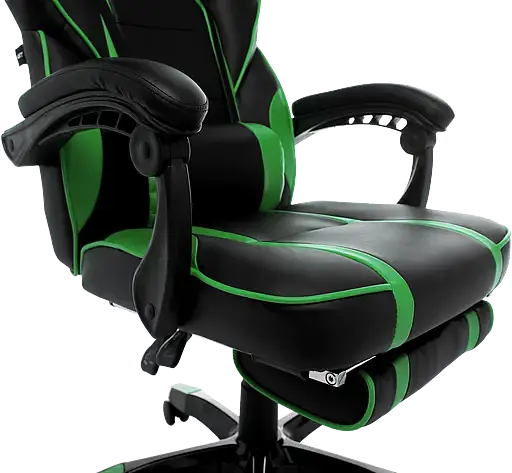 Геймерское кресло GT Racer черное с зеленым (X-2749-1 Black/Green) - фото 7