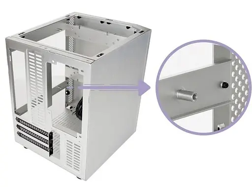 Корпус ALmordor Solar 210 SFF Silver (ALS210SFFSL) Без БП - фото 4