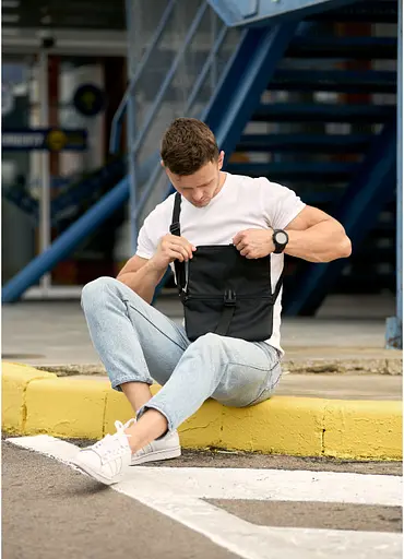 Сумка через плечо мужская Sambag 20х25х4 см sum0015141 - фото 5