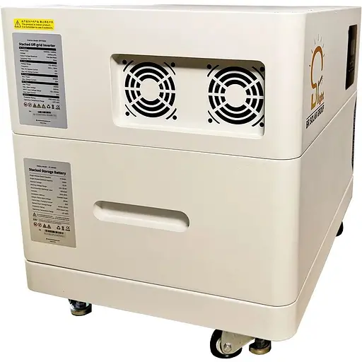 Комплект резервного живлення Bright Solar з інвертором на 5 кВт та акумулятором на 5,12 кВт·год - фото 4