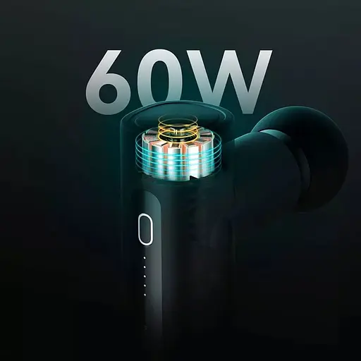 Перкуссионный массажер Wolonow Massage Gun Lite Black (FGMN-R-35) [112650] - фото 5