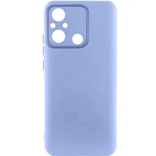 Чехол Getman TPU Liquid Silk Full Camera для Xiaomi Redmi 12C Сиреневый/Light purple