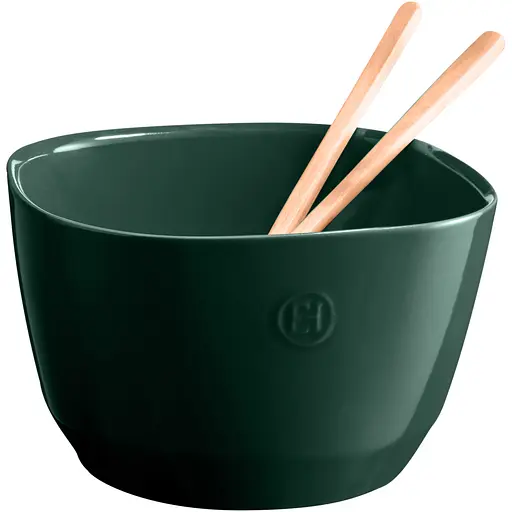 Салатник Emile Henry Tableware 22х22х14 см 3.5 л зелений (076594) - фото 2
