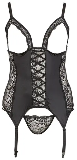 Корсет Cottelli Curves XXXL (чорний) - фото 7