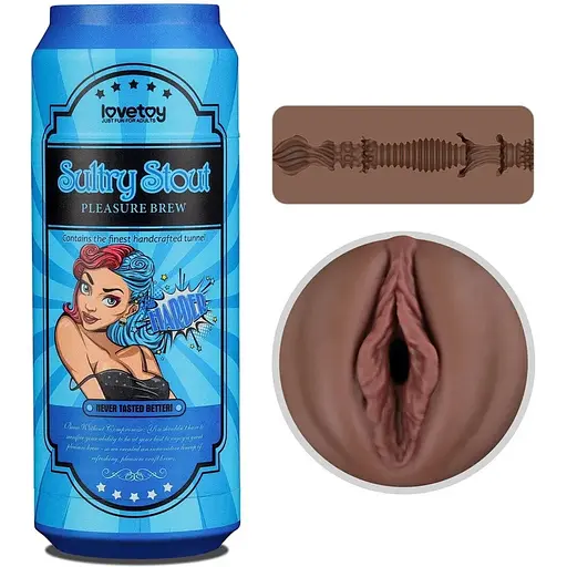 Мастурбатор Lovetoy Pleasure Brew Sultry Stout 19.8 см коричневий